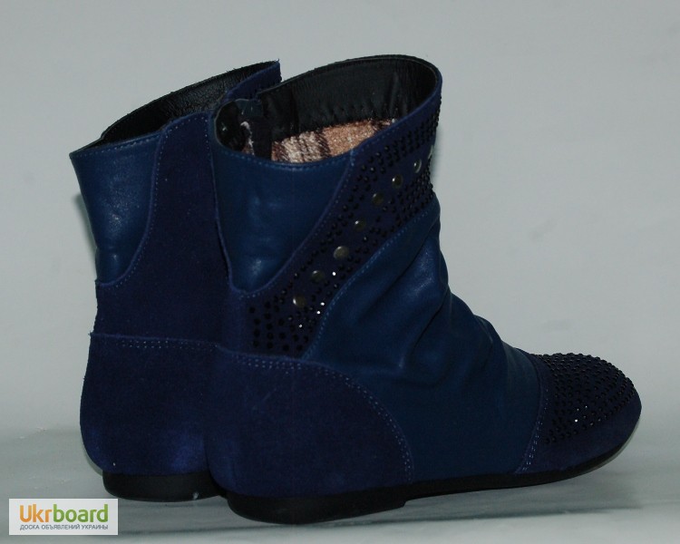 Фото 8. Демисезонные ботинки для девочек Шалунишка арт.5554 темно-синий