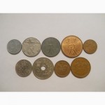Монеты Дании (9 штук)
