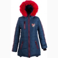 Зимние тёплые удлиненные куртки-парки для девочек, размеры 38-44, цвета разные