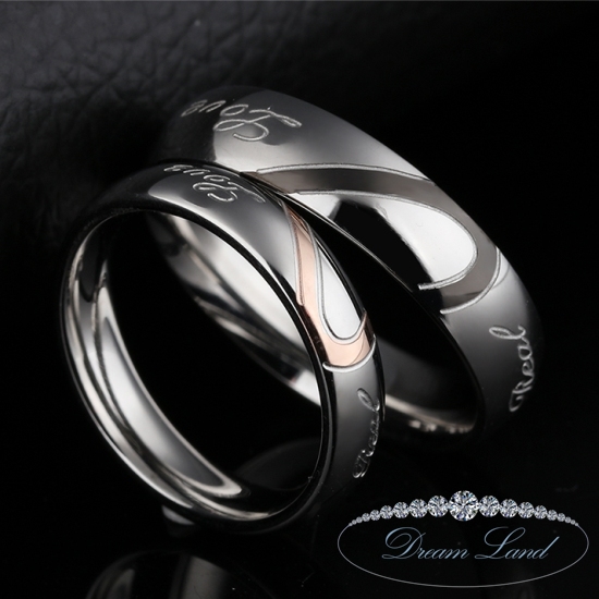 Фото 3. Два сердца Парные кольца для влюбленных из нержавеющей медицинской стали. кольцо