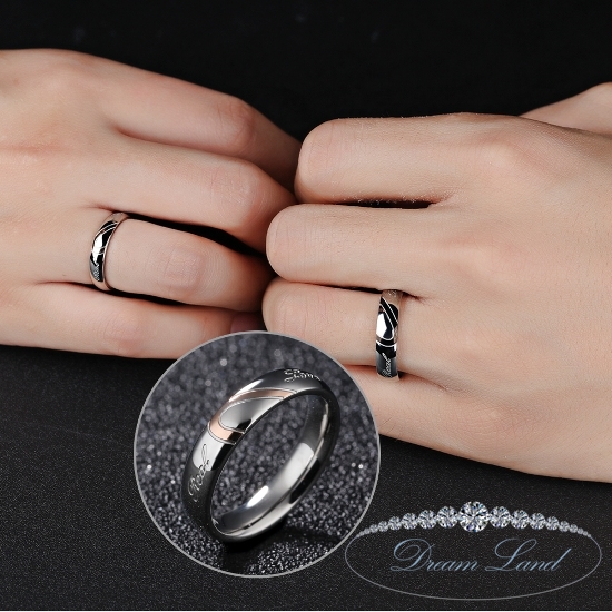 Фото 5. Два сердца Парные кольца для влюбленных из нержавеющей медицинской стали. кольцо