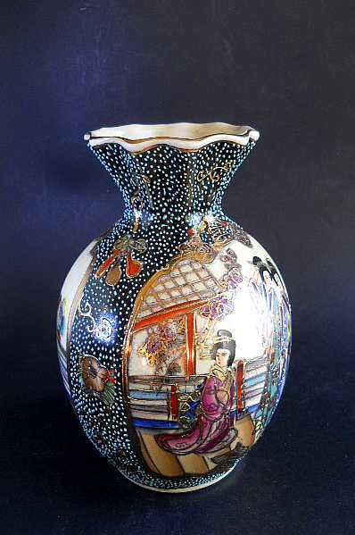 Фото 4. Винтажная Китайская ваза для цветов “Royal Satsuma” - Две гейши