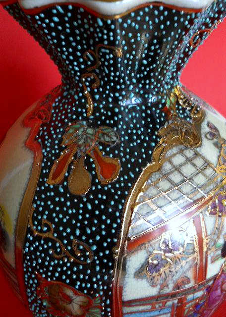 Фото 7. Винтажная Китайская ваза для цветов “Royal Satsuma” - Две гейши