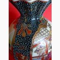 Винтажная Китайская ваза для цветов “Royal Satsuma” - Две гейши