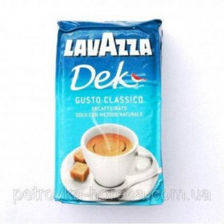 Кофе молотый Lavazza Decaffinato 250г 30/70 банка