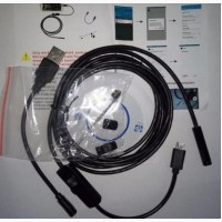 Эндоскоп, 2м, 3, 5м, 5м, 10м, 15м бороскоп, ендоскоп, мини-камера, камера USB