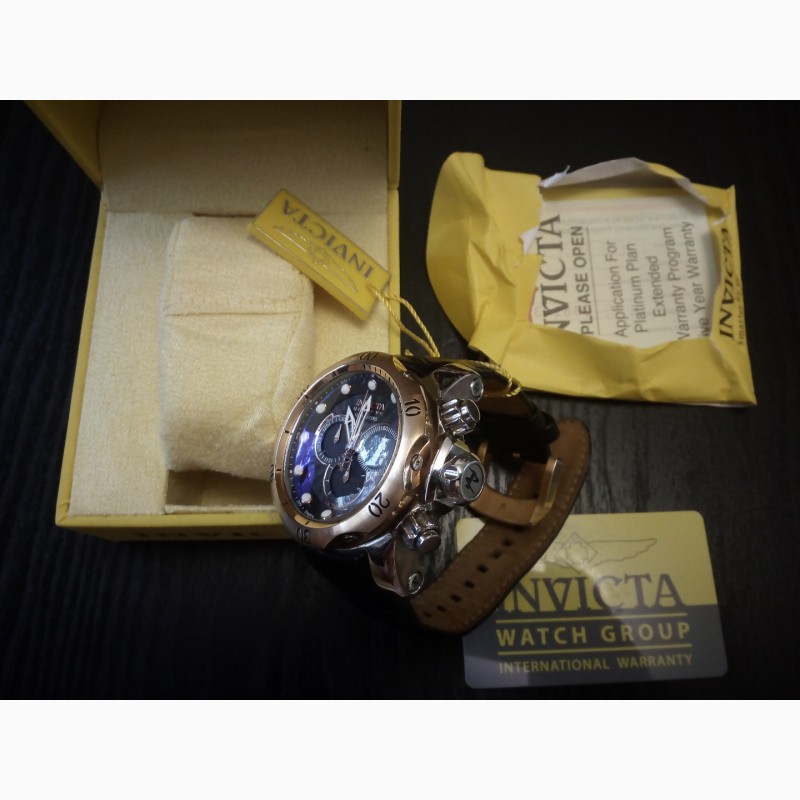 Фото 2. Швейцарский хронограф часы для дайвинга Invicta Venom 0360 Оригинал