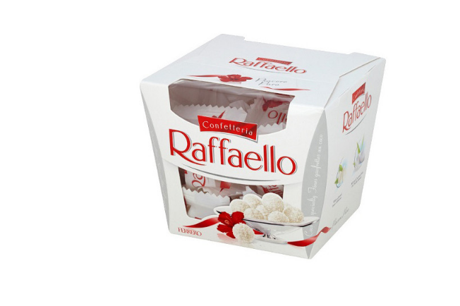 Фото 4. Коробка конфет от Ferrero Raffaello классическая 0, 150 грамм Германия Конфеты Ferrero