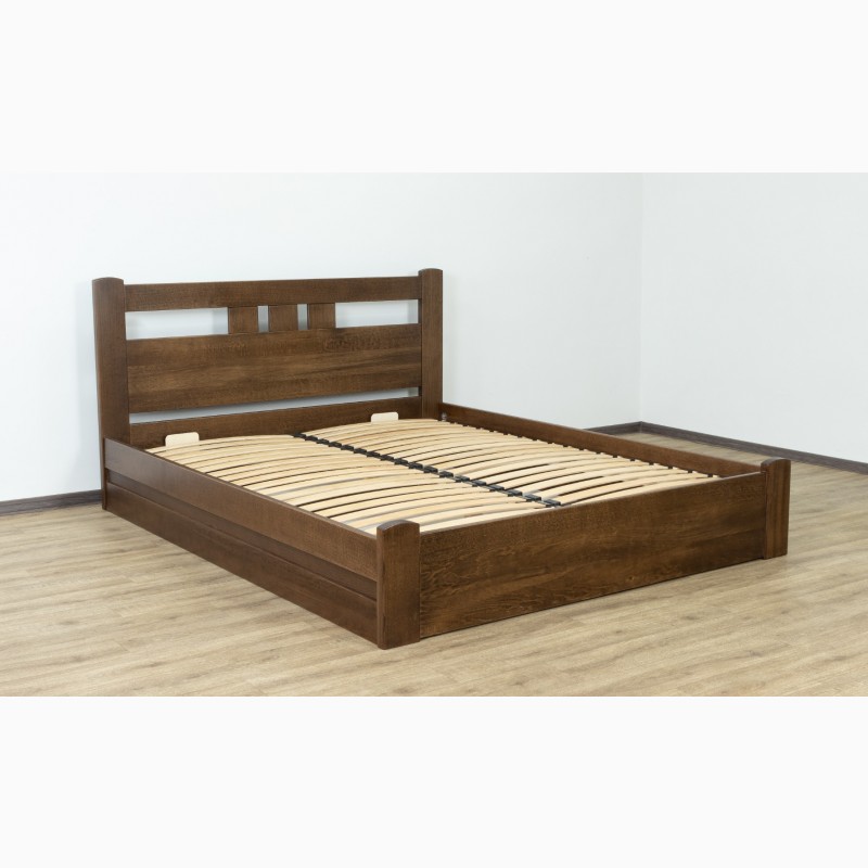 Фото 2. Двоспальне ліжко Геракл з низьким узніжжям з підйомним механізмом