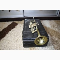 Труба BS Б С Беес Markneukirchen Klingenthal Німеччина помпова золото Trumpet