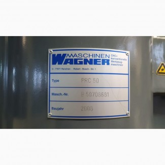 Радіально-рукавий дриль WAGNER - PRC 50 / 1600 MACH-ID 8551 Виробник:	WAGNER Тип:	PRC 50 /