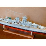 Стендовая модель ручной работы германского корабля линкора Scharnhorst