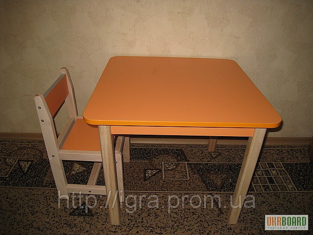 Фото 3. Столы и стулья для детского сада