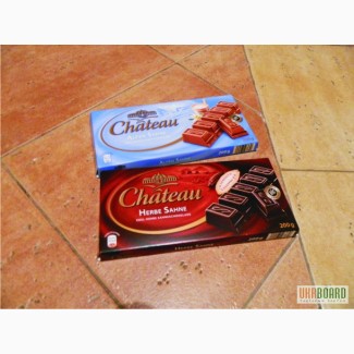 Шоколад немецкий Chateau оптом. Шоколадки 200 граммовые с Германии. Шоколадки в наличии.