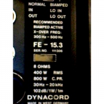 Продам колонки DYNACORD FE-15,3