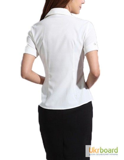 Фото 3. Женская белая блузка