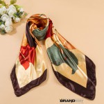 Стильные женские шелковые шарфы и шейные платки
