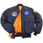 NASA MA-1 FLIGHT JACKET (Альфа Индастри) Куртка ветровка мужская наса флайт жакет