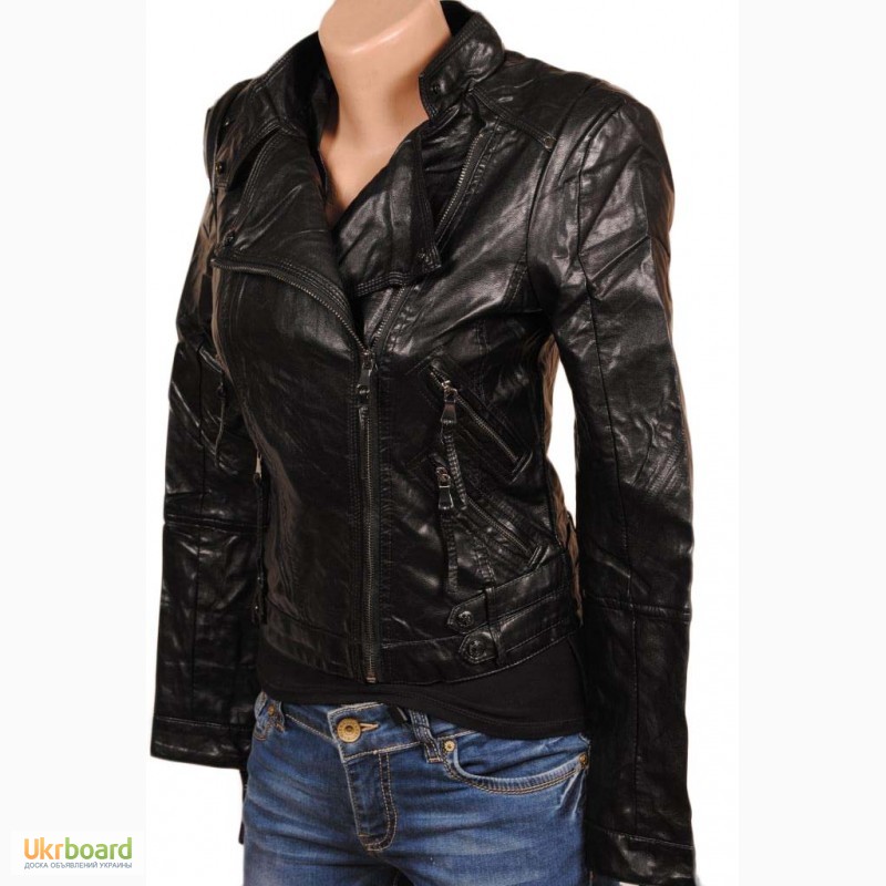 Фото 10. Куртки женские демисезонные (джинс, эко-кожа) оптом от 330 грн