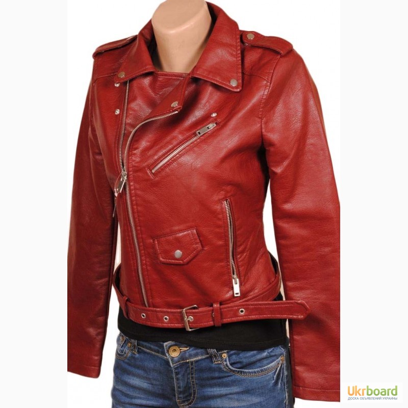 Фото 13. Куртки женские демисезонные (джинс, эко-кожа) оптом от 330 грн