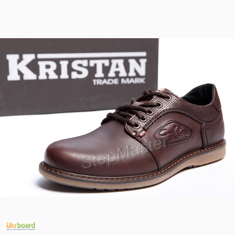 Фото 12. Кожаные туфли Kristan Premium Leather Brown