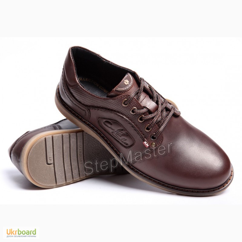 Фото 4. Кожаные туфли Kristan Premium Leather Brown