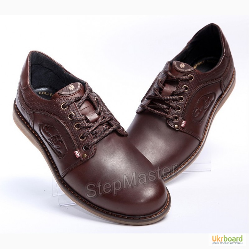 Фото 7. Кожаные туфли Kristan Premium Leather Brown