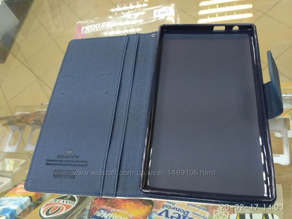 Фото 7. Чехол Goospery Soft Mercury Smart Cover Lenovo A7-10 IdeaTab 2 7.0, стекло