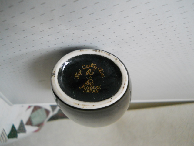 Фото 16. Японская кобальтовая миниатюрная ваза для цветов “Kutani