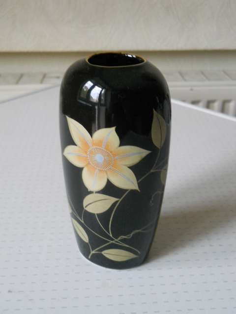 Фото 6. Японская кобальтовая миниатюрная ваза для цветов “Kutani