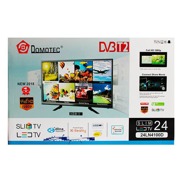 Фото 6. Телевизор Domotec 24 24LN4100D DVB - T2, 12v/220v, HDMI, USB