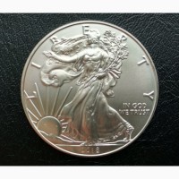 Продам серебряную монету:США 1 Доллар 2018 года.Серебро 999.9 пробы.1 унция серебра