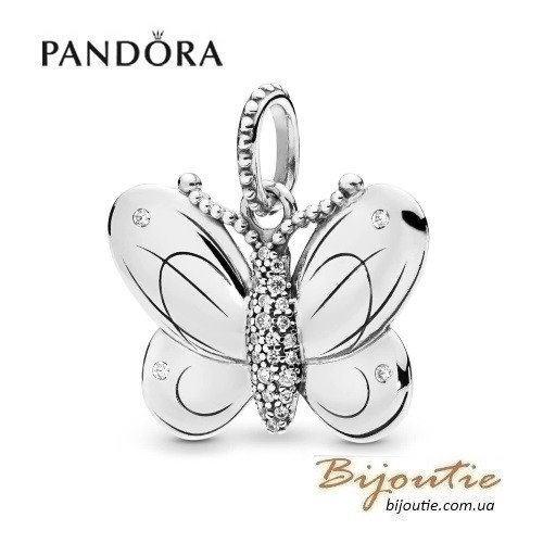 Pandora шарм-подвеска Бабочка 397933CZ