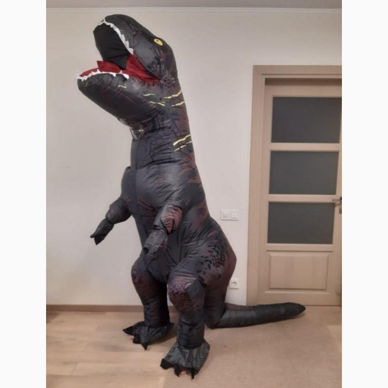 Фото 2. Прокат Надувной костюм динозавра T-Rex (Тиранозавр)
