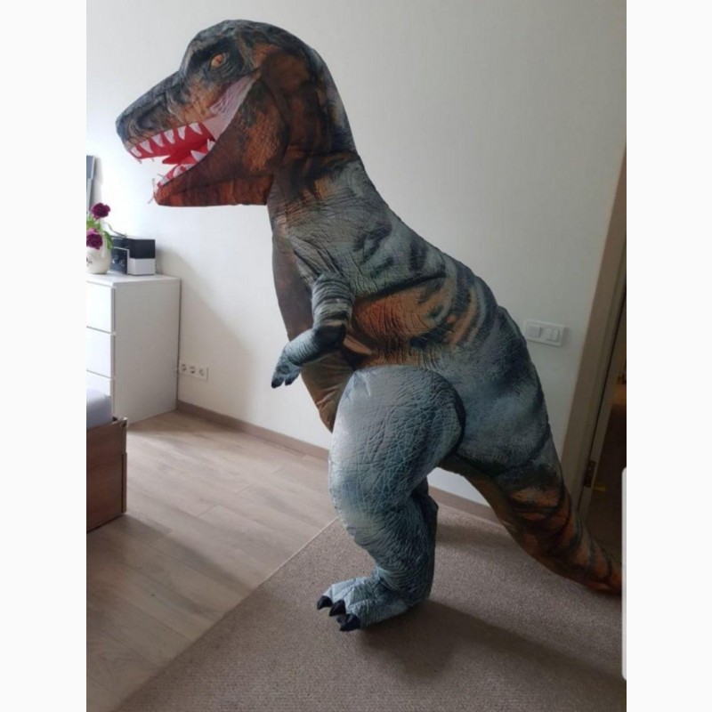 Фото 3. Прокат Надувной костюм динозавра T-Rex (Тиранозавр)