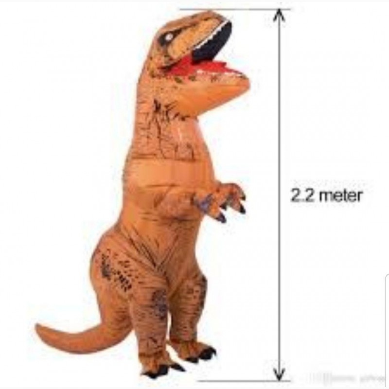 Фото 9. Прокат Надувной костюм динозавра T-Rex (Тиранозавр)