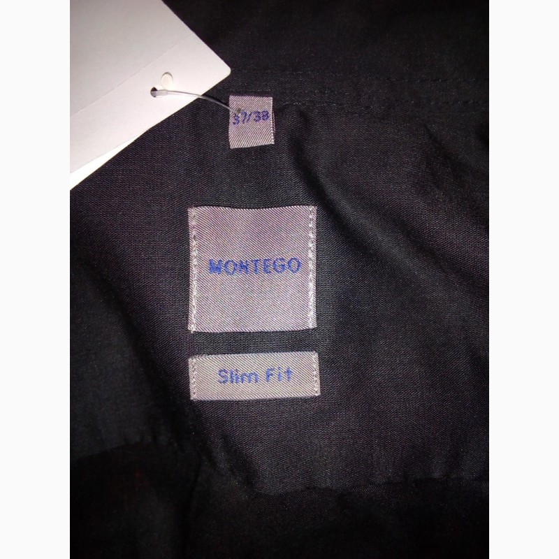 Фото 3. Рубашка мужская чёрная Montego