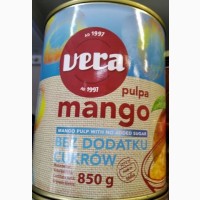 Пюре манго Vera без сахара 850г Польша