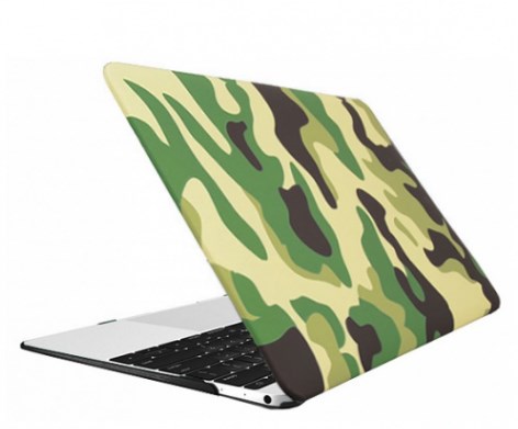 Фото 10. Яркие накладки для Macbook Air 13 Hardshell Green Khaki камуфляжный для макбук Macbook
