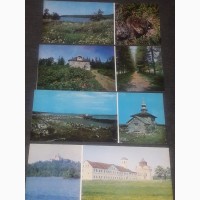 Набор открыток. Соловецкие острова. 16 открыток 1982 год