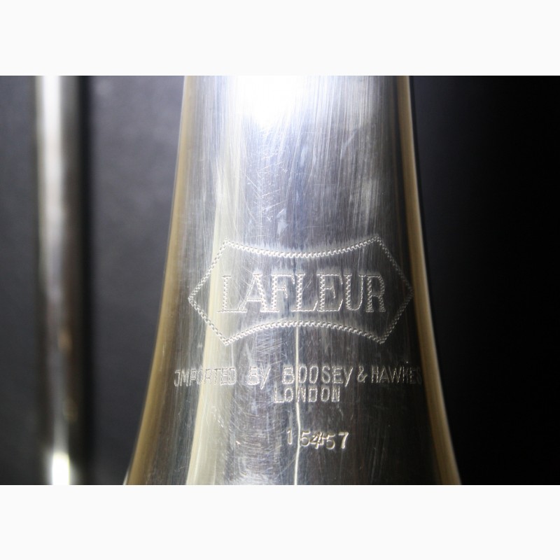 Фото 7. Тромбон Trombone тенор труба Lafleur B/H (Англія)-срібло