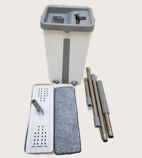 Фото 4. Швабра и Ведро со складной ручкой и системой отжима, две насадки микрофибры