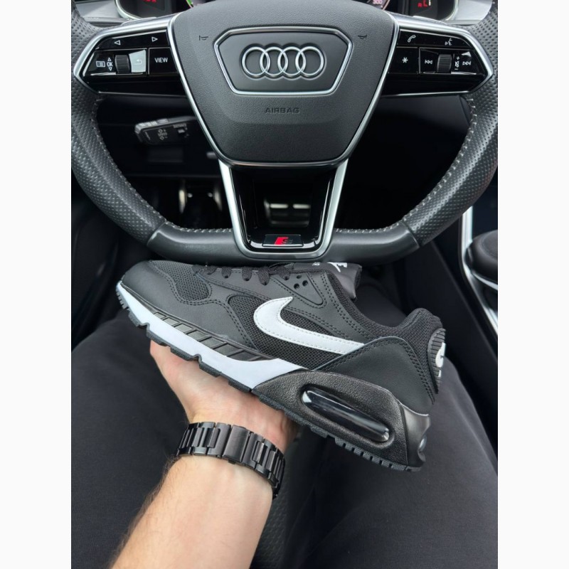 Фото 2. Nike Air Max Correlate Black White - кроссовки мужские черные