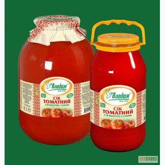Сок томатный ТМ Владам