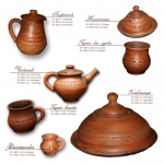 Глиняная посуда - гончарная керамика
