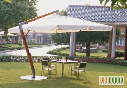 Фото 2. Деревянный консольный зонт XL