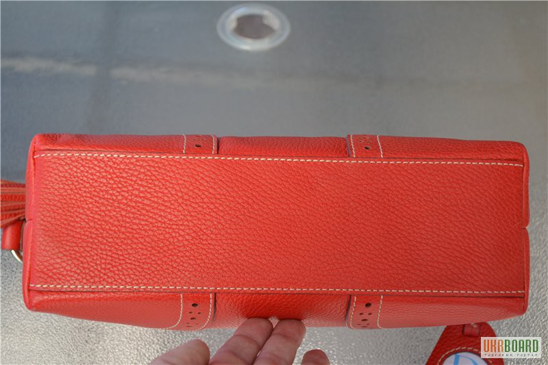 Фото 9. Сумка Dooney and Bourke Red Leather Satchel Б/У , оригинал