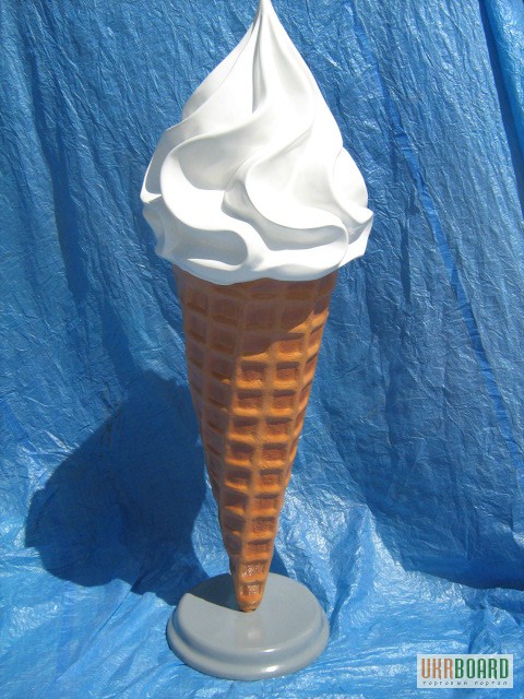 Фото 4. Большой муляж мороженое рожок на подставке