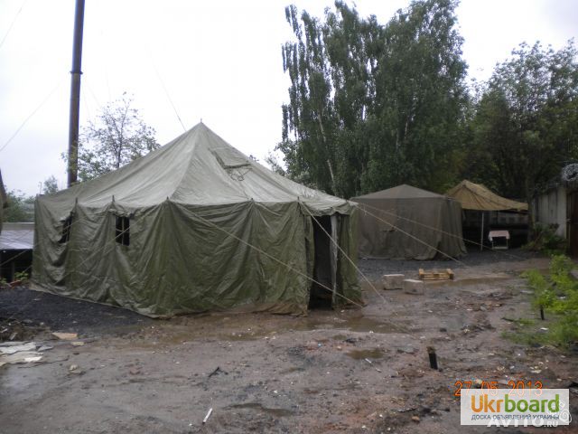 Фото 11. Брезент, палатка военная большая, тенты, навесы, пошив