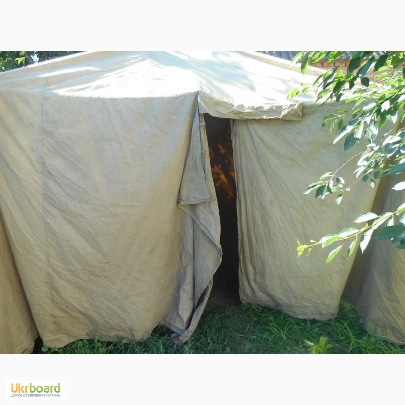 Фото 17. Брезент, палатка военная большая, тенты, навесы, пошив